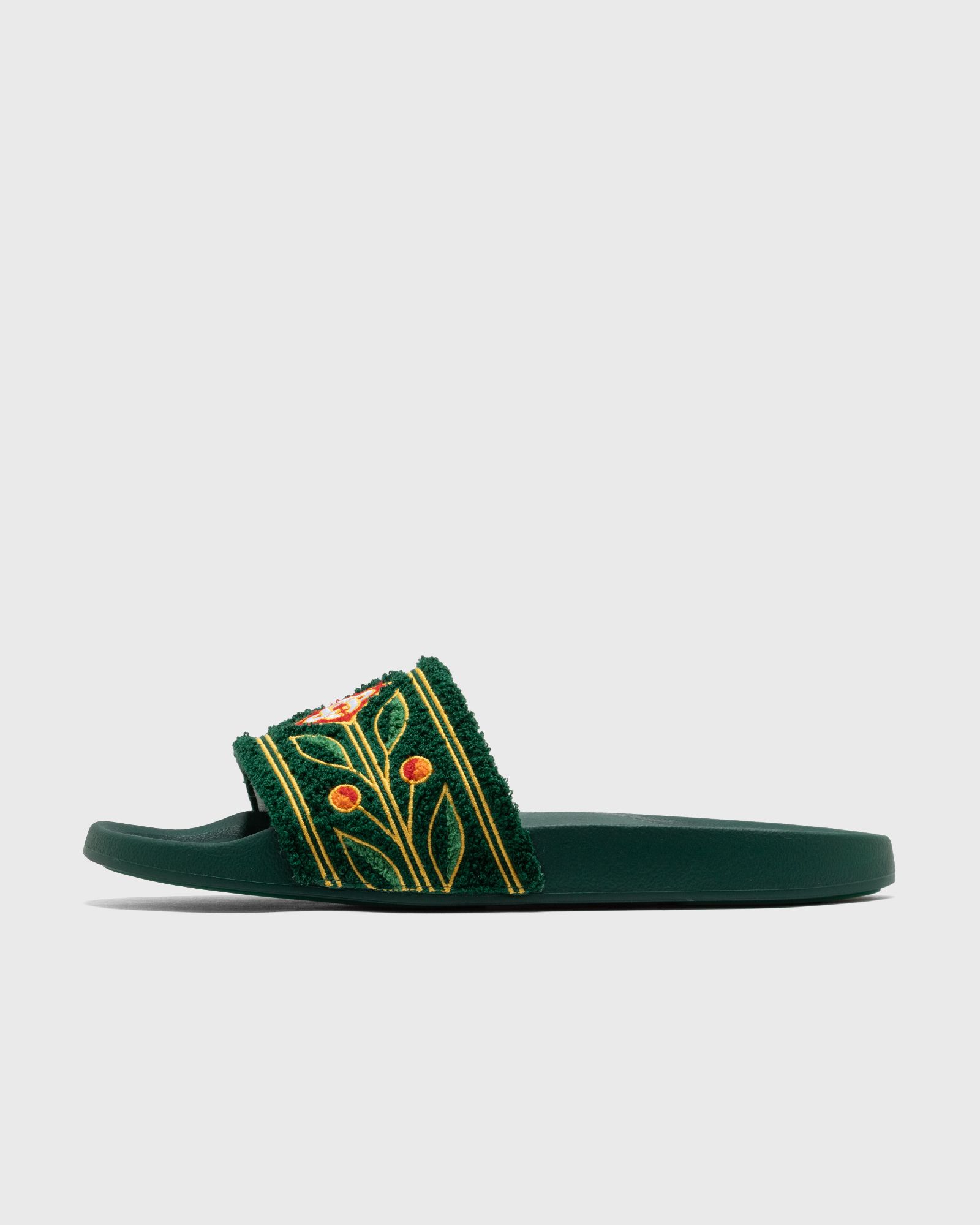 EMBROIDERED TERRY SLIDER