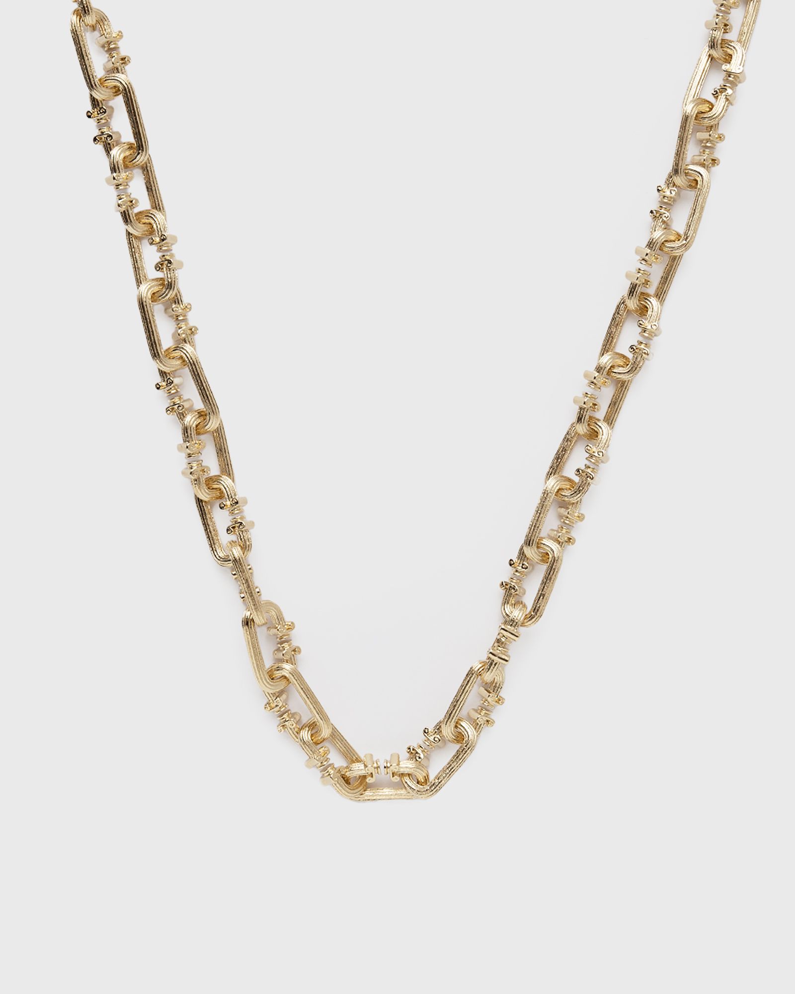 SMALL C LINK COLUMN NECKLACE