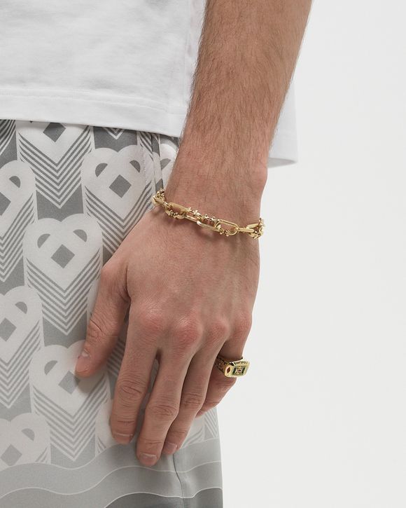 SMALL C LINK COLUMN BRACELET