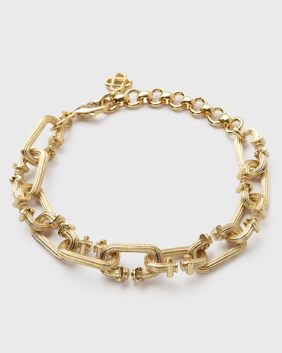 SMALL C LINK COLUMN BRACELET