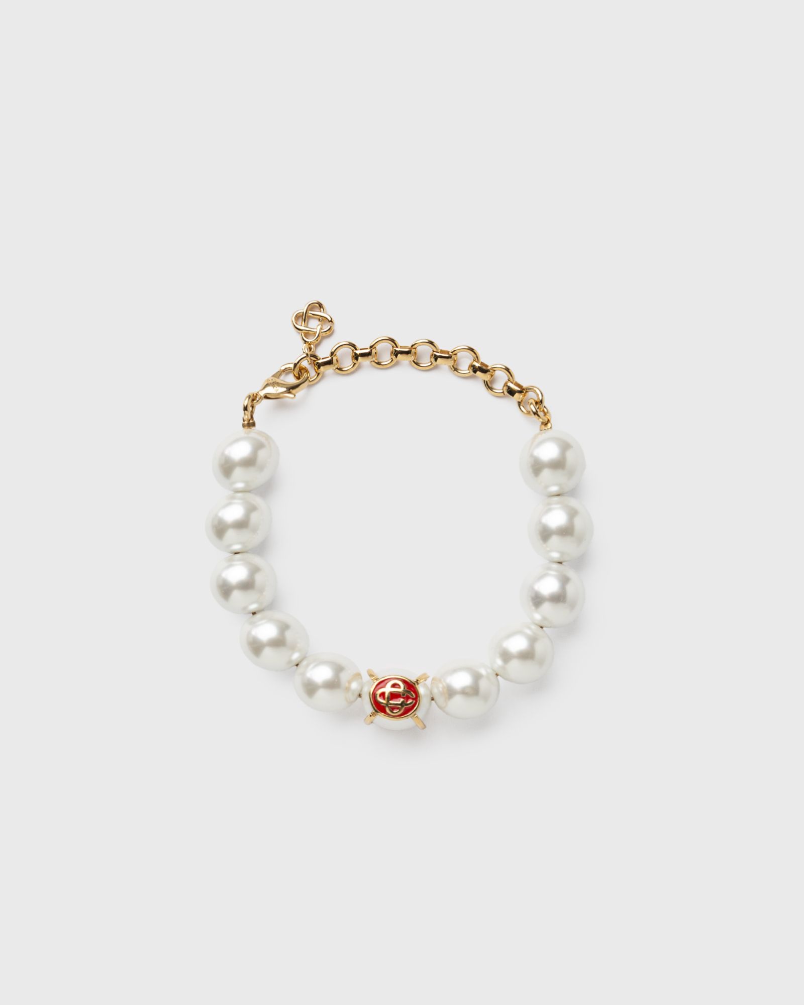 LOGO PEARL BRACELET