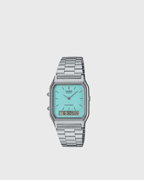 Casio aq hot sale 230 silver