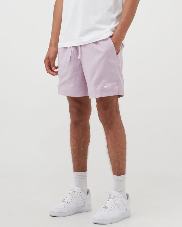 Nike woven logo store shorts lilac