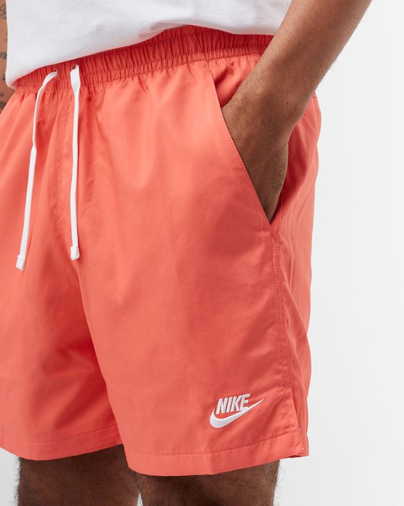 Nike woven logo shorts orange hotsell