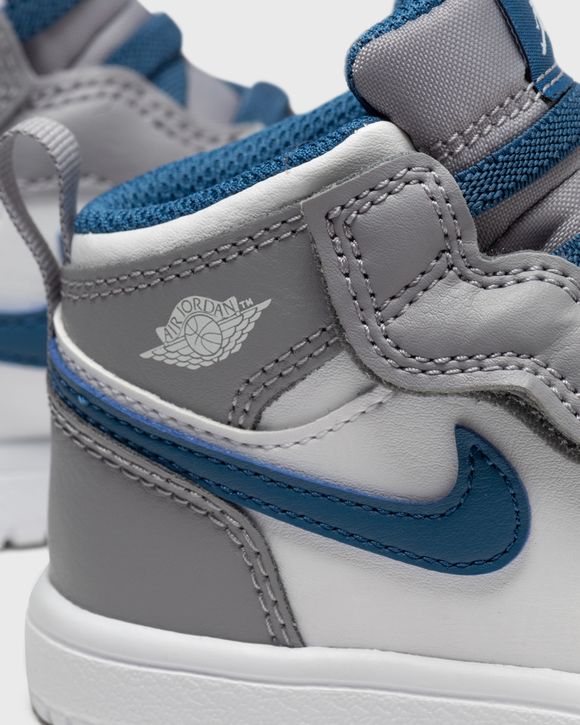 Jordan Jordan 1 Mid (TD) Grey - CEMENT GREY/WHITE-TRUE BLUE