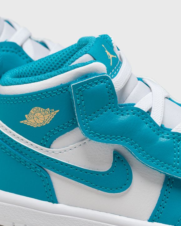 Jordan JORDAN 1 MID (TD) 'Aquatone' Blue/White - AQUATONE/CELESTIAL  GOLD-WHITE