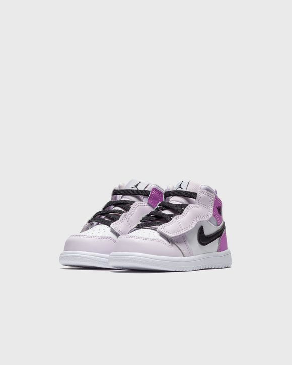 Jordan Jordan 1 Mid (TD) 'Barely Grape' White - BARELY  GRAPE/BLACK-WHITE-RUSH FUCHSIA