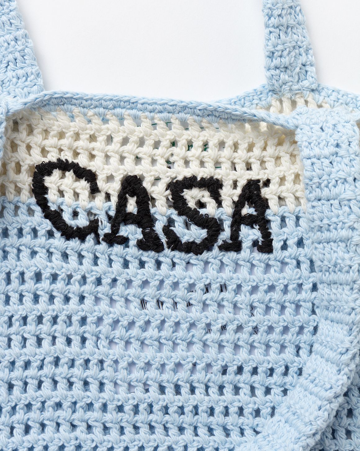 【関税込み】Crochet Shopper Bag - Casablanca - Cotton - Blue Casablanca Cotton Crochet Bag | Shopbop