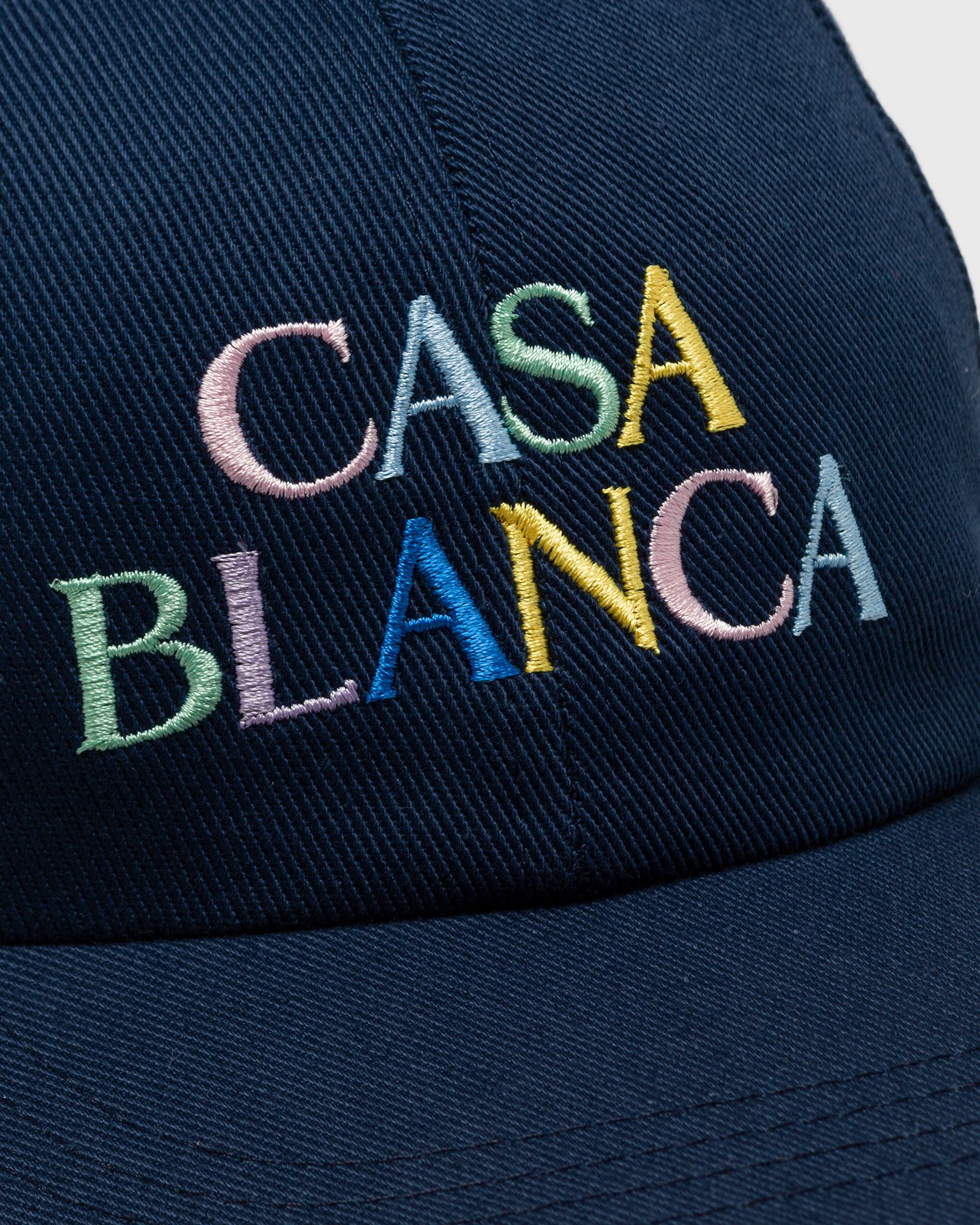 STACKED LOGO EMBROIDERED CAP