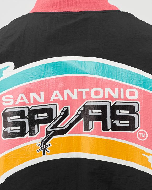 Mitchell & Ness Nba San Antonio Spurs Hook Shoot Warm Up Jacket Nylon in  Black for Men