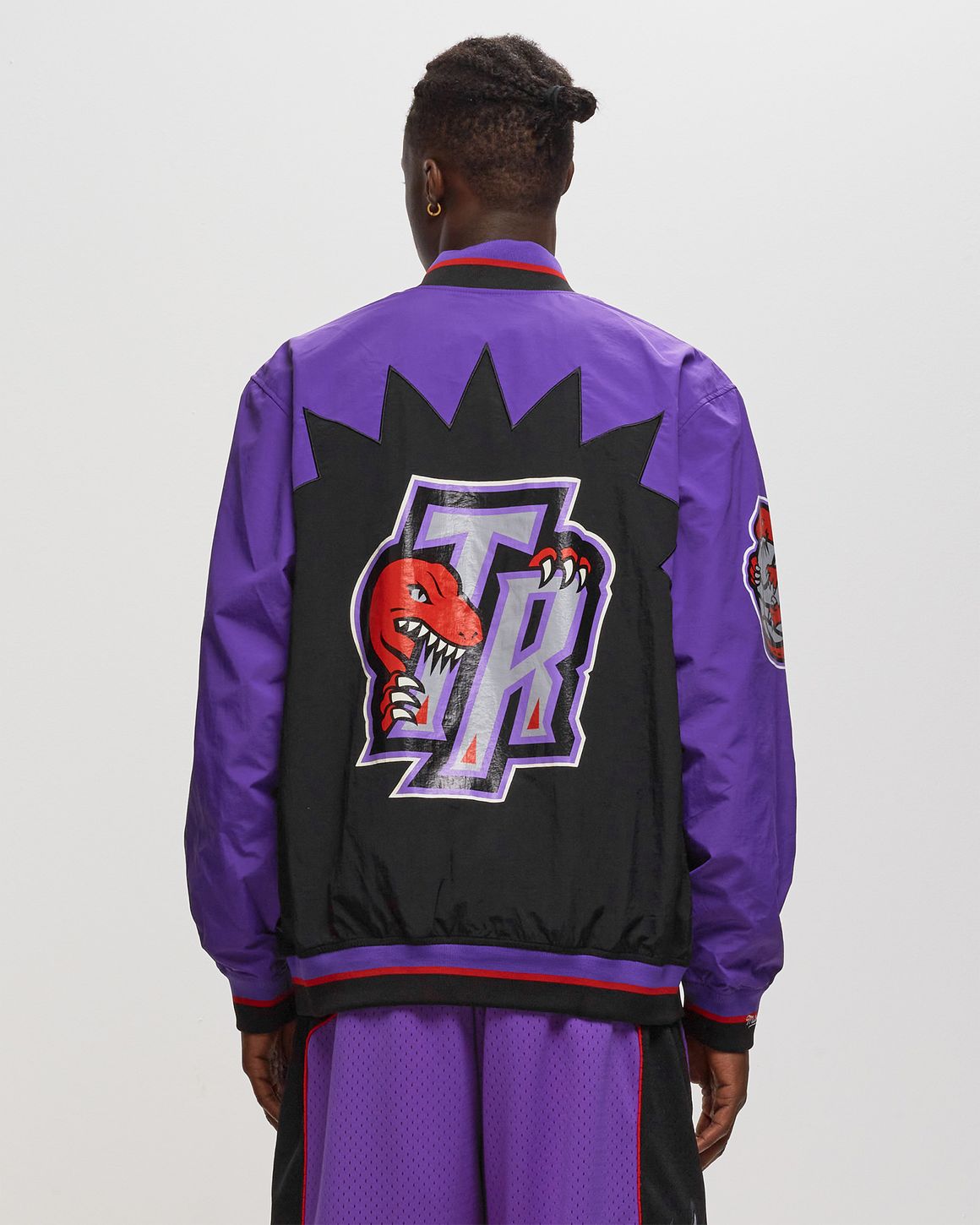 Mitchell and ness toronto raptors jacket on sale