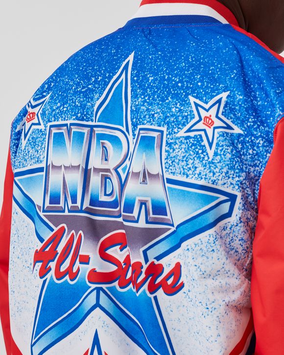 Mitchell & Ness Authentic Warm Up Jacket All-Star West 1991-92 Men College Jackets|Team Jackets Red in Size:S