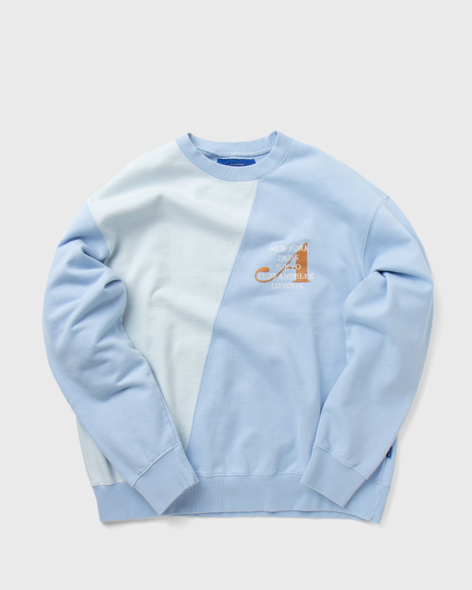 TWO-TONE SPLIT CITY CREWNECK