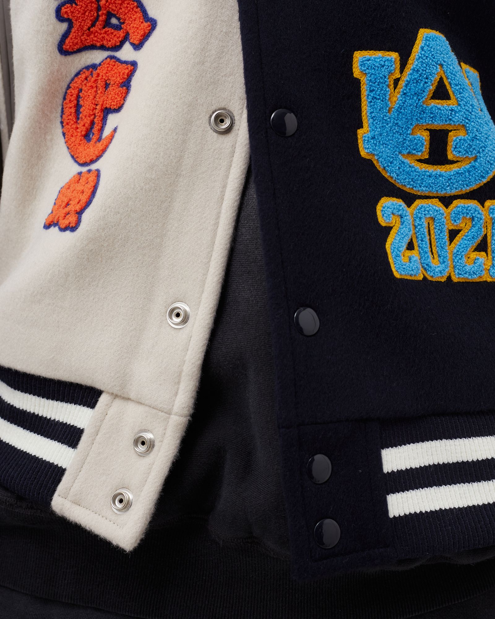 CHENILLE PATCHES VARSITY JACKET