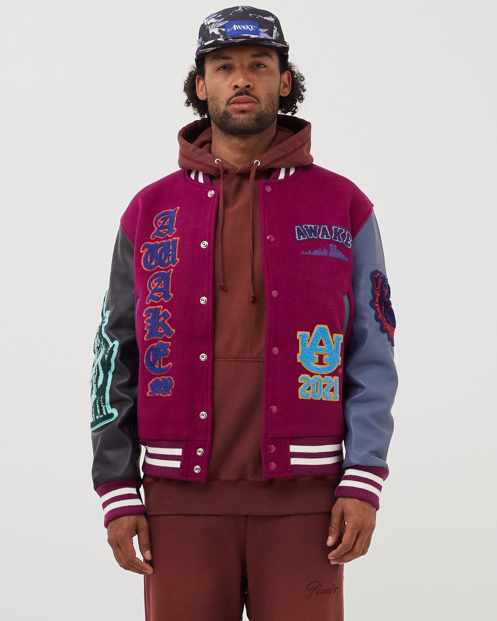 CHENILLE PATCHES VARSITY JACKET