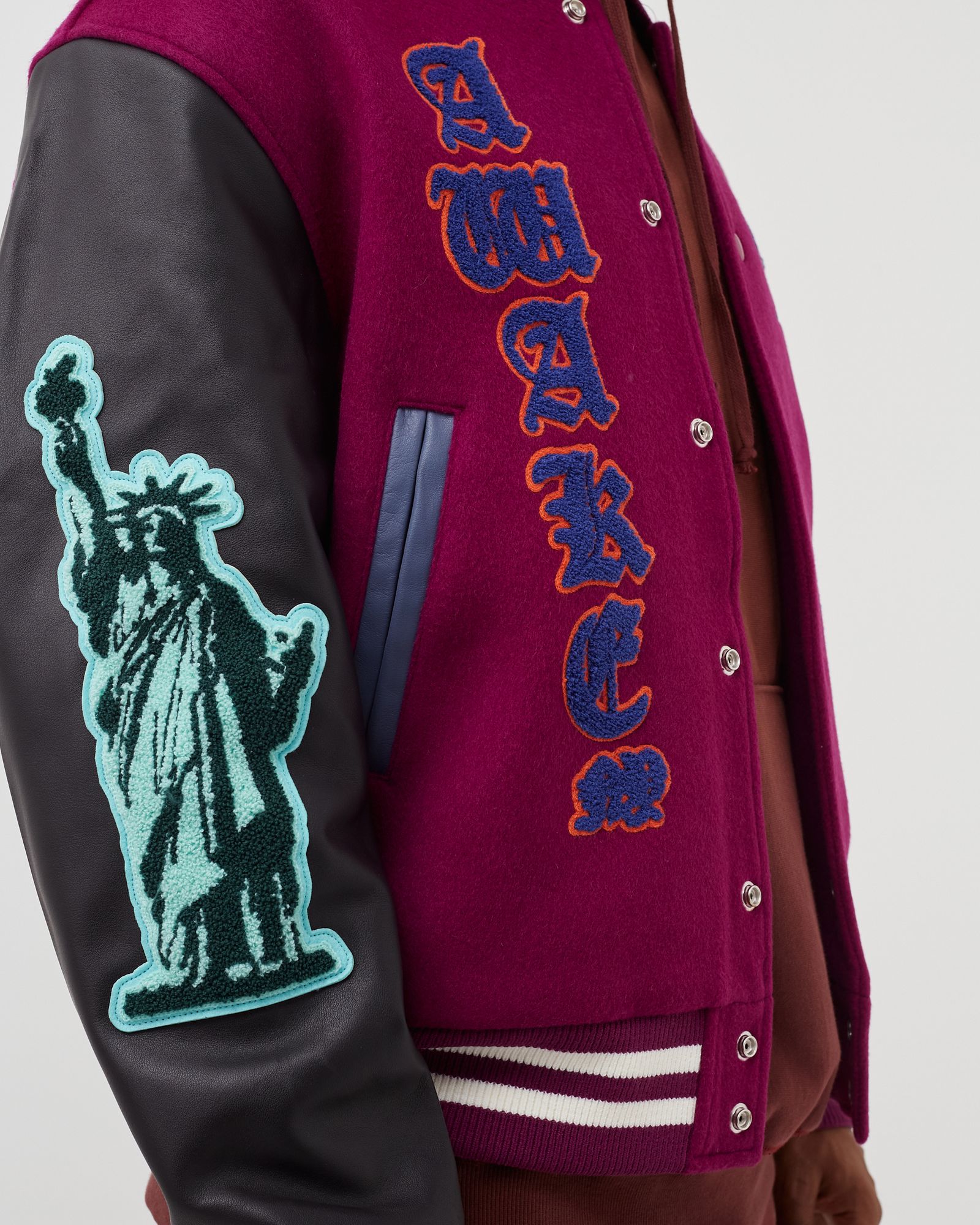 CHENILLE PATCHES VARSITY JACKET