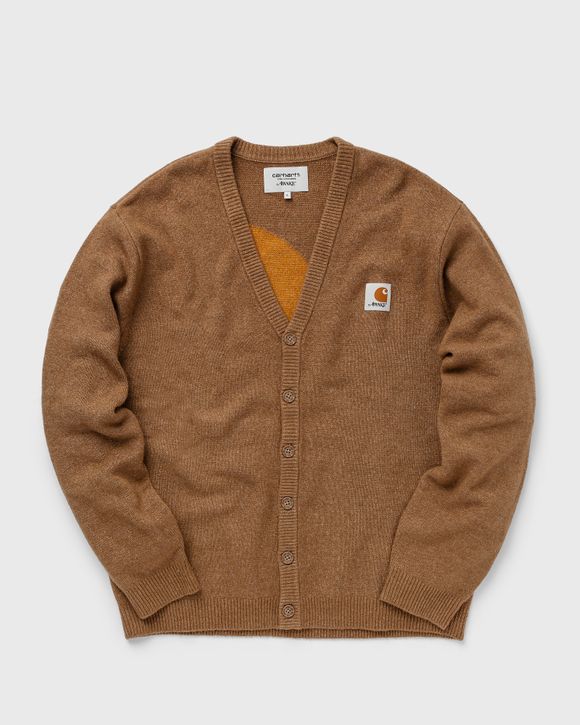 AWAKE NY X CARHARTT WIP CARDIGAN - HAMILTON BROWN