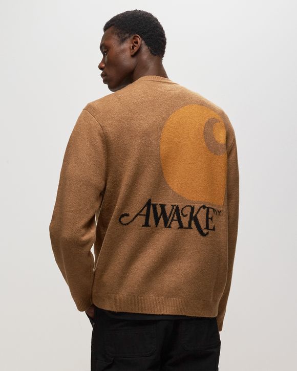 Awake AWAKE NY X CARHARTT WIP CARDIGAN Brown | BSTN Store