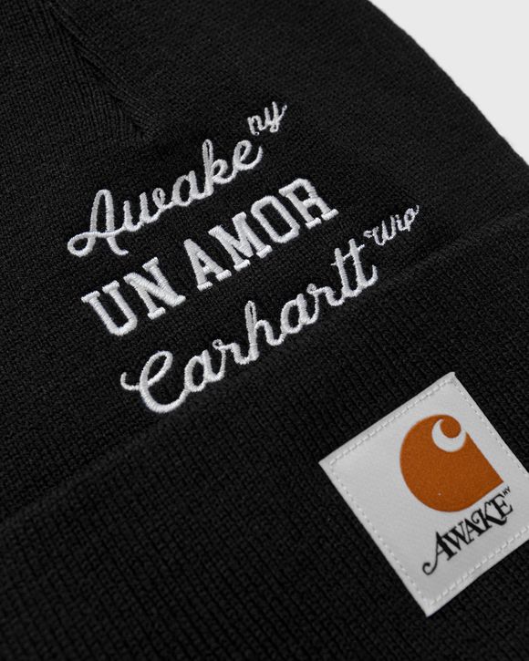 Awake AWAKE NY X CARHARTT WIP UN AMOR BEANIE Black | BSTN Store