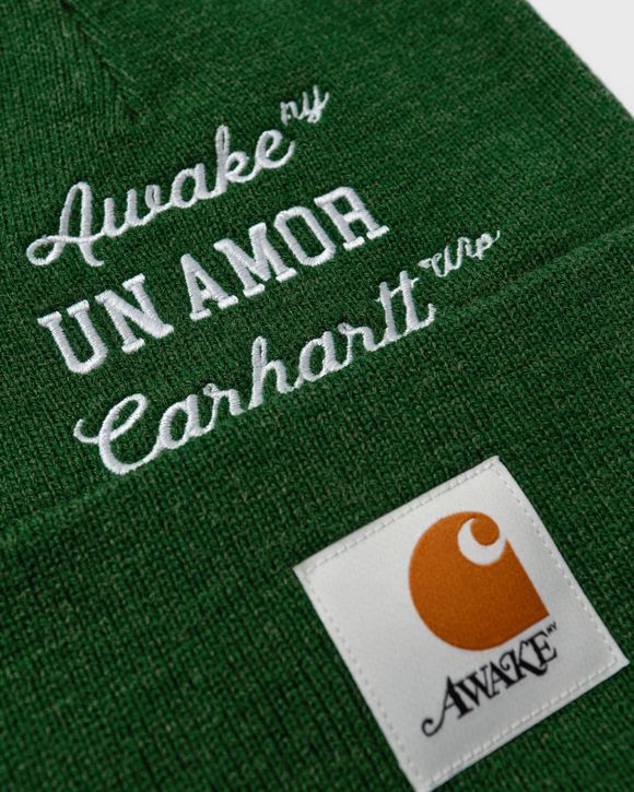 Awake AWAKE NY X CARHARTT WIP UN AMOR BEANIE Green | BSTN Store