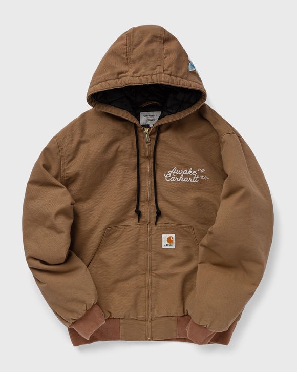 AWAKE NY CARHARTT WIP HOODIE BROWN XL-