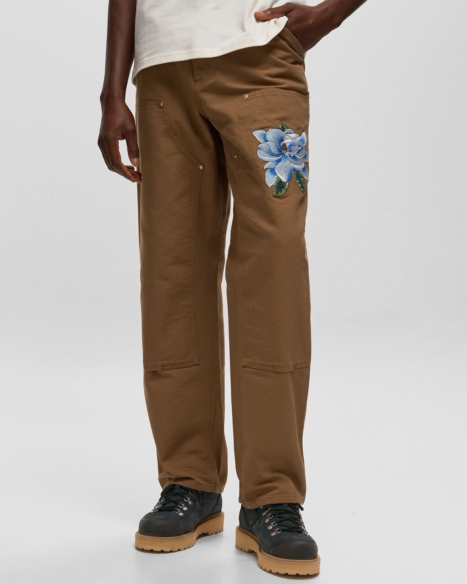 Awake AWAKE NY X CARHARTT WIP DOUBLE KNEE PANT Brown | BSTN