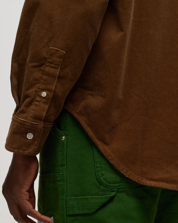 Awake AWAKE NY X CARHARTT WIP COLLARED SHIRT Brown | BSTN Store