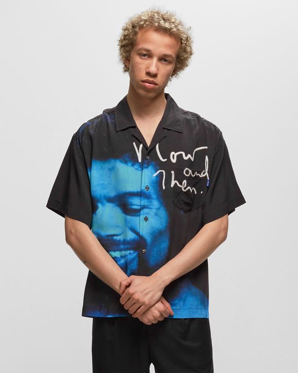 Awake AWAKE NY X GIL SCOTT HERON CAMP SHIRT Black/Blue - black