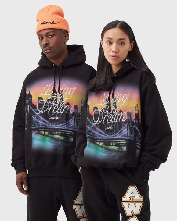 Awake LIVING THE DREAM HOODIE Black - BLACK