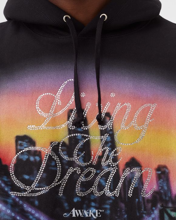 Awake LIVING THE DREAM HOODIE Black - BLACK