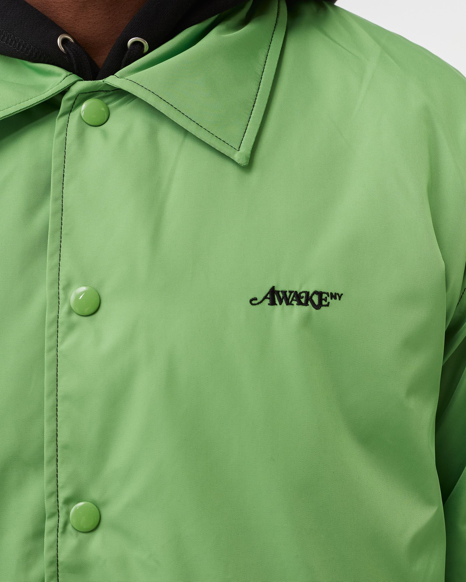 FAUX FUR LEOPARD LINED COACHES JACKET