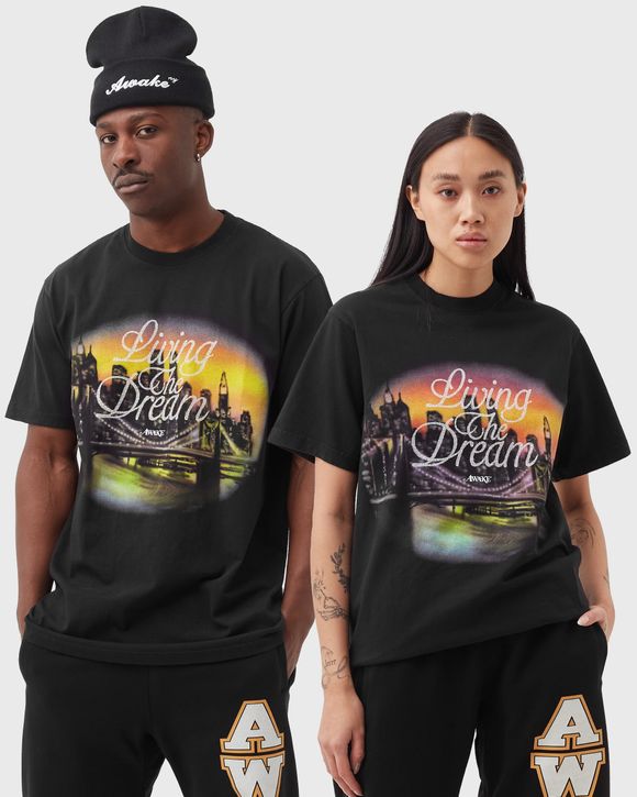 Awake LIVING THE DREAM TEE Black - BLACK