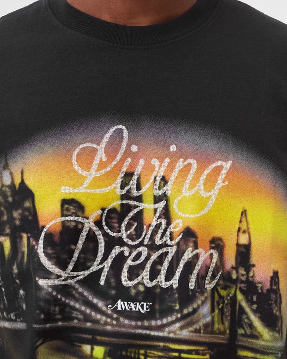 Awake LIVING THE DREAM TEE Black - BLACK