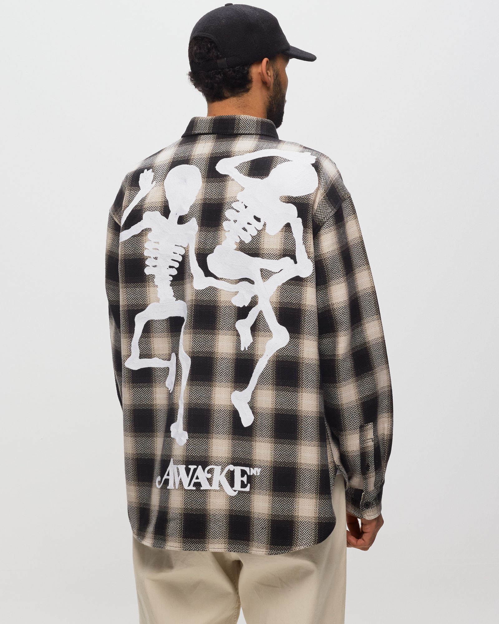 END AND BEGINNING EMBROIDERED FLANNEL