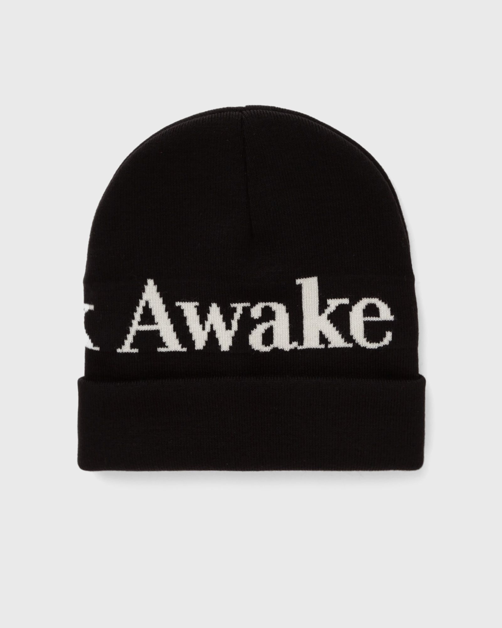 Awake - serif logo beanie men beanies black in größe:one size