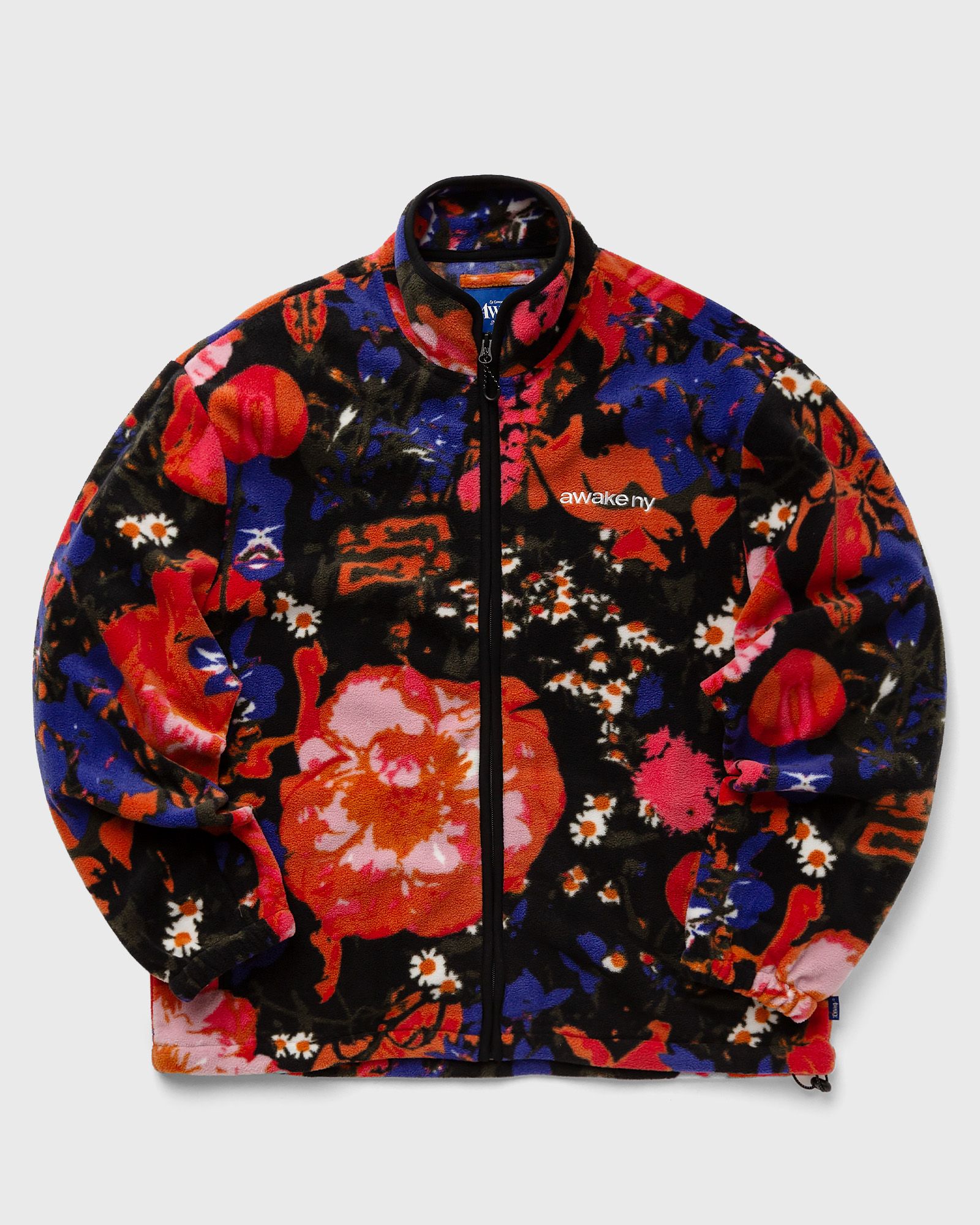FLEECE FLORAL JACKET