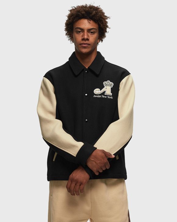 Crown Embroidered Varsity Jacket – Awake NY