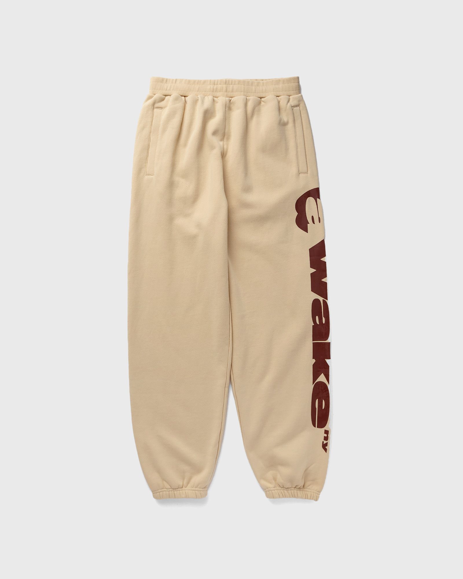 Awake - apple logo sweatpant men sweatpants beige in größe:m