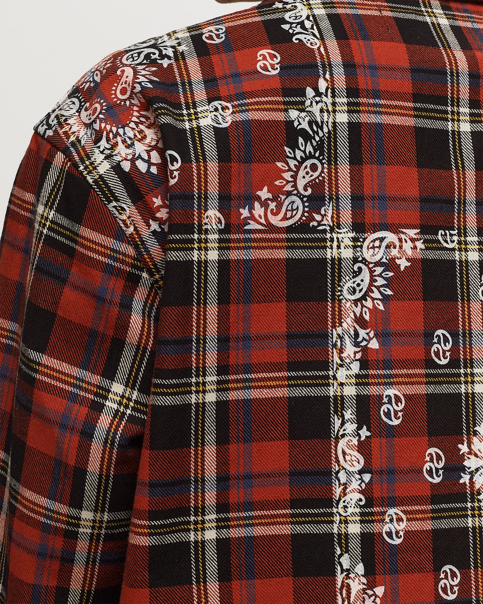 PAISLEY PRINTED FLANNEL SHIRT
