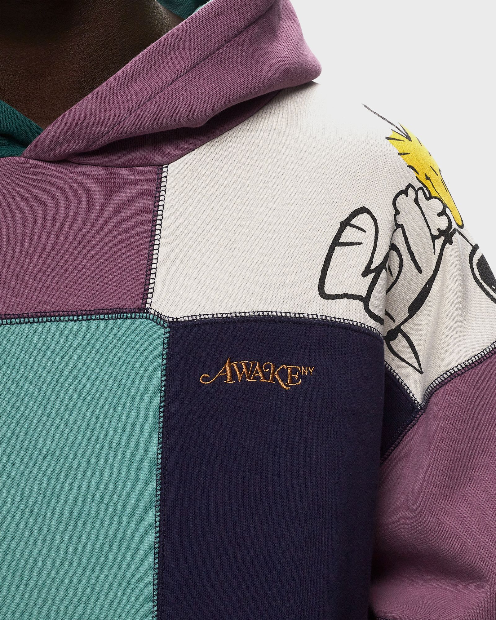 Huuuw♡ Awake NY Embroidered Hoodie Adult Medium Lime Green