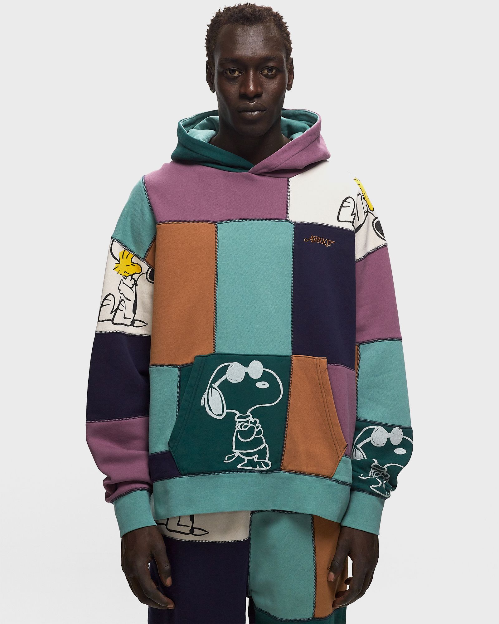 NY X PEANUTS PATCHWORK HOODIE