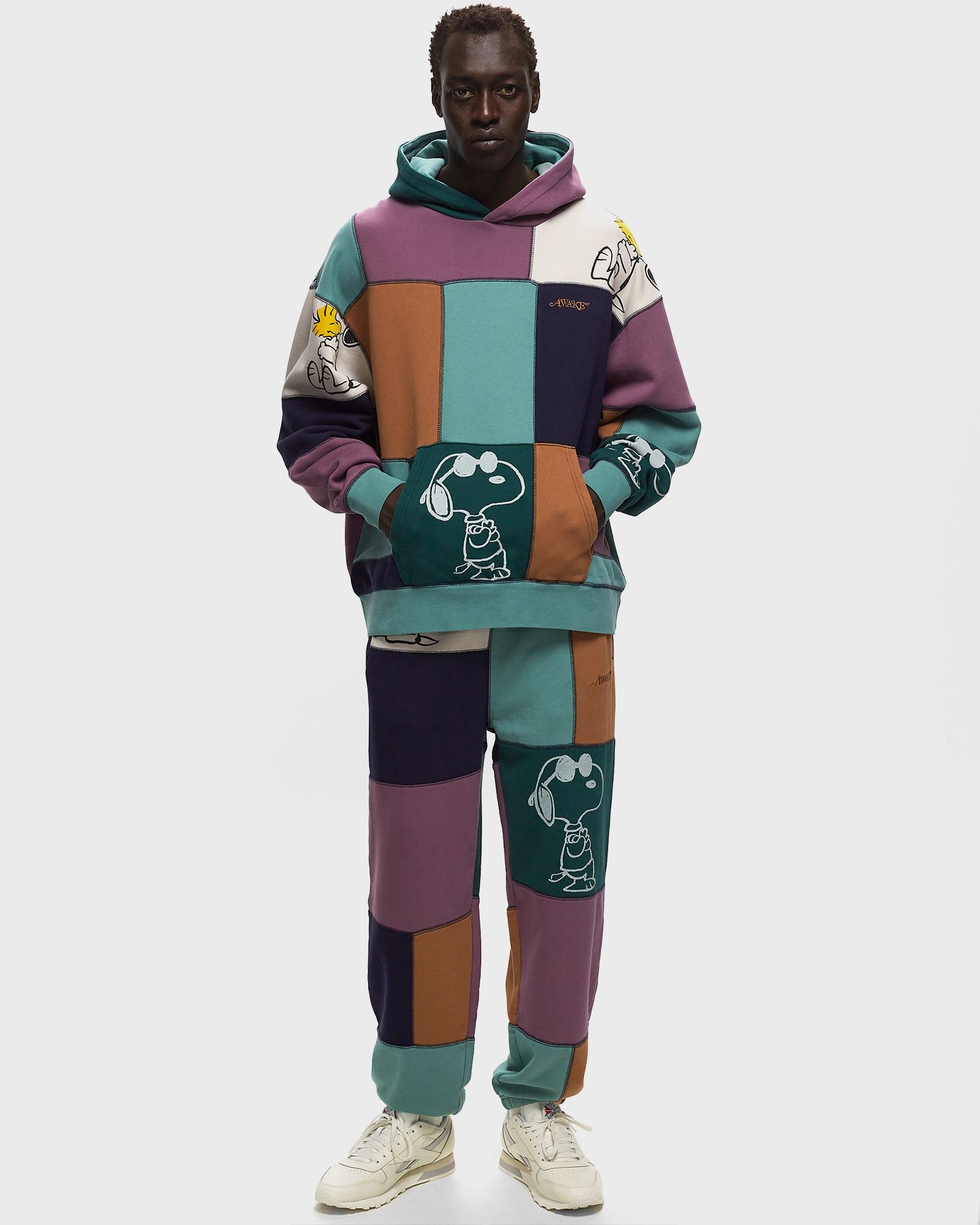 NY X PEANUTS PATCHWORK HOODIE