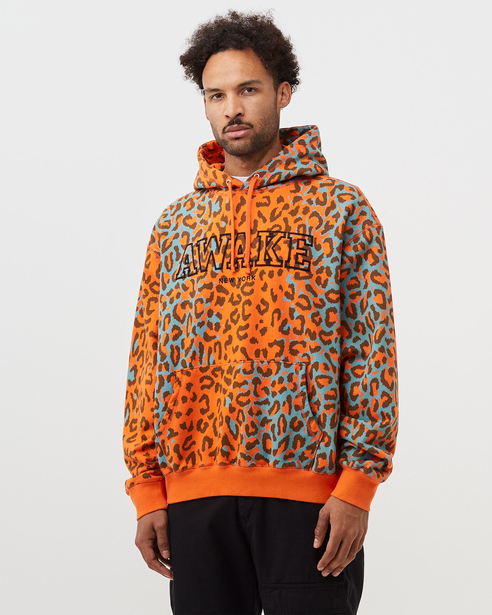 Military Logo Embroidered Hoodie