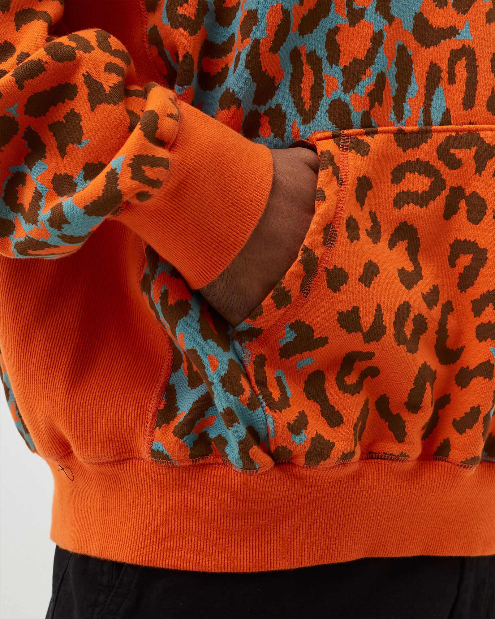 Military Logo Embroidered Hoodie