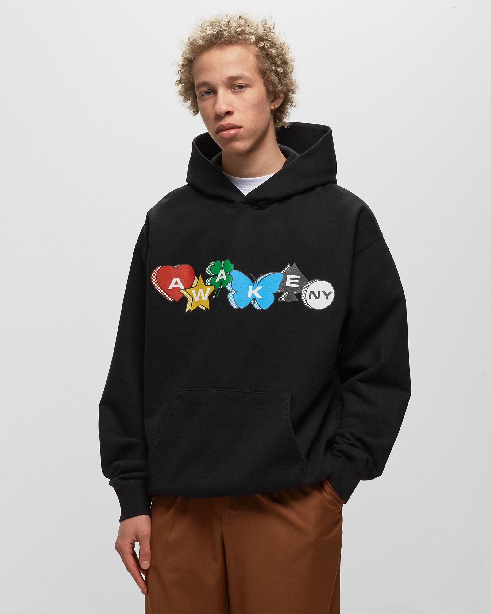 PRINTED CHARM LOGO HOODIE