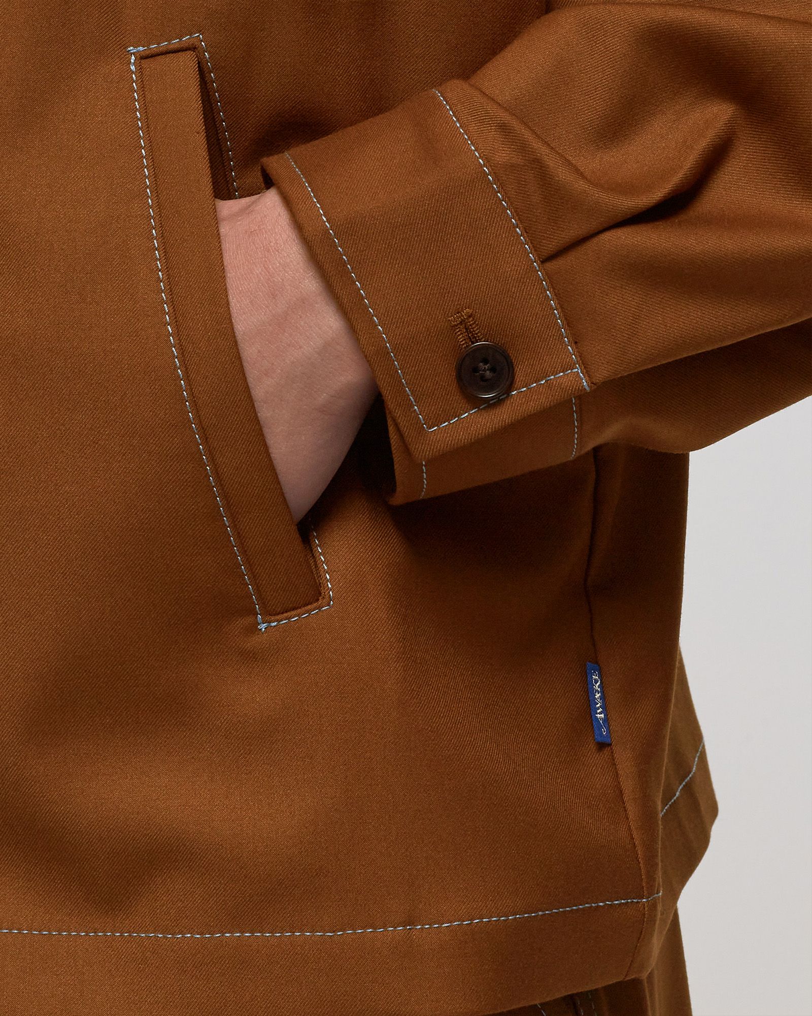 LIGHTWEIGHT WOOL HARRINGTON JACKET