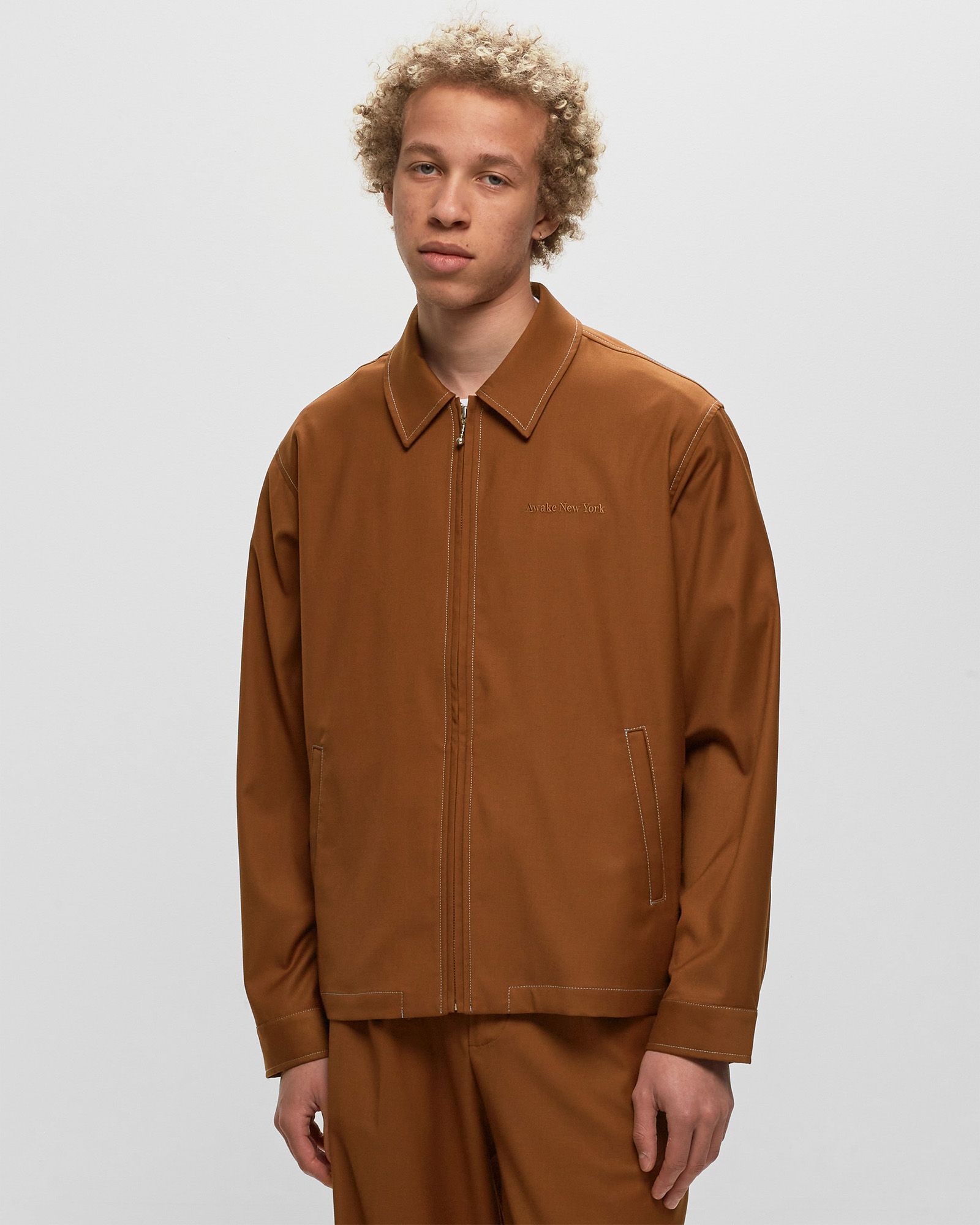 LIGHTWEIGHT WOOL HARRINGTON JACKET