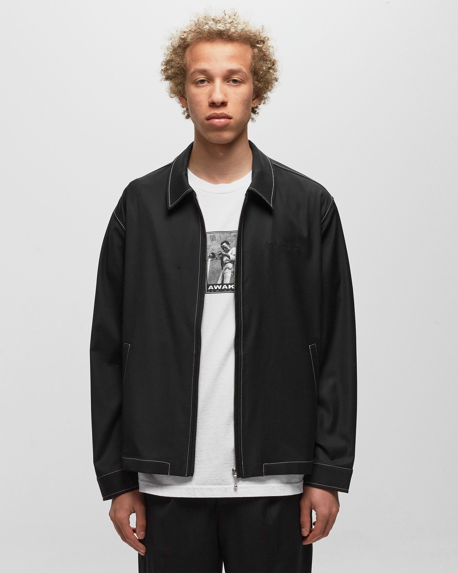 LIGHTWEIGHT WOOL HARRINGTON JACKET