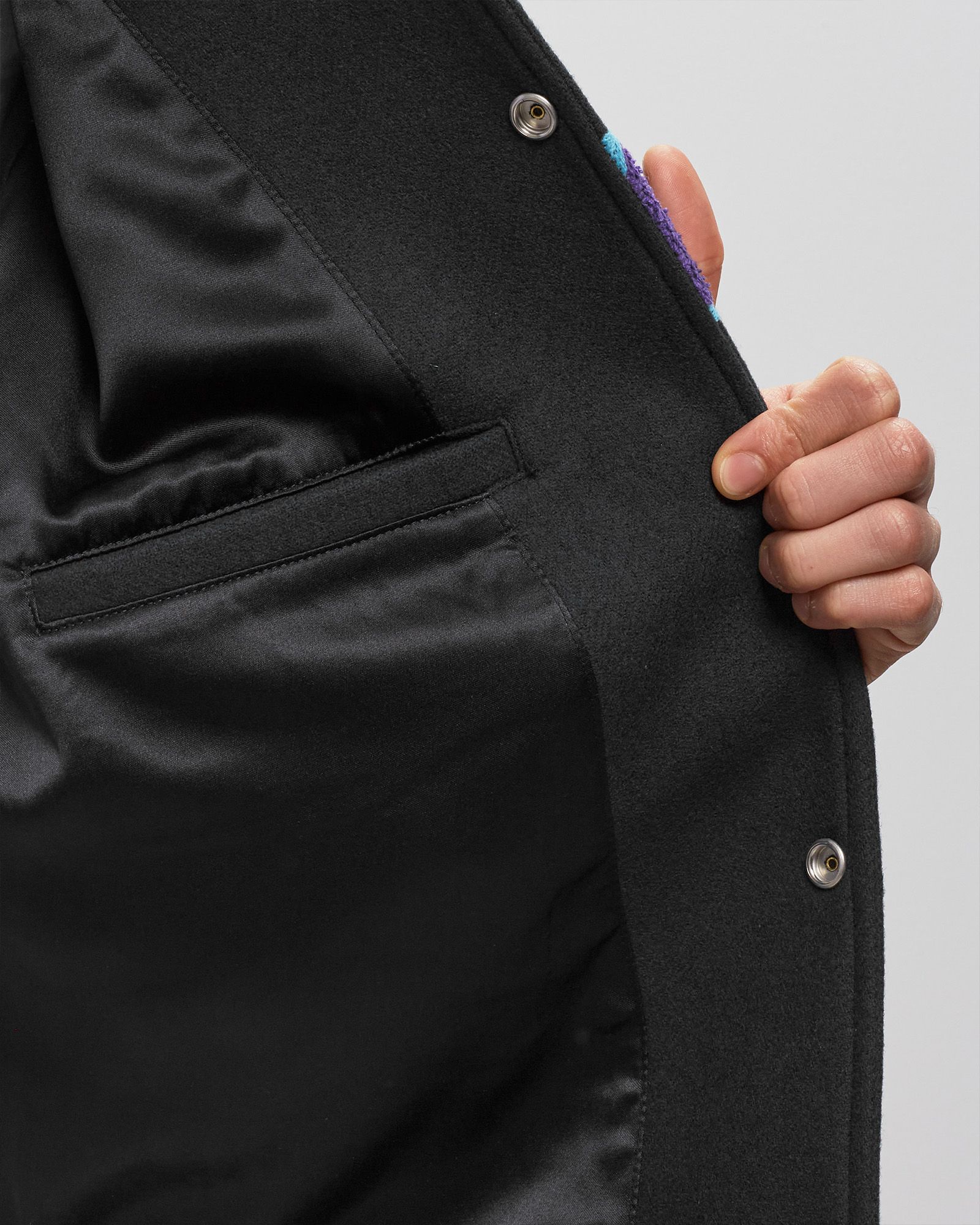 MELTON WOOL CHENILLE LOGO VARSITY JACKET