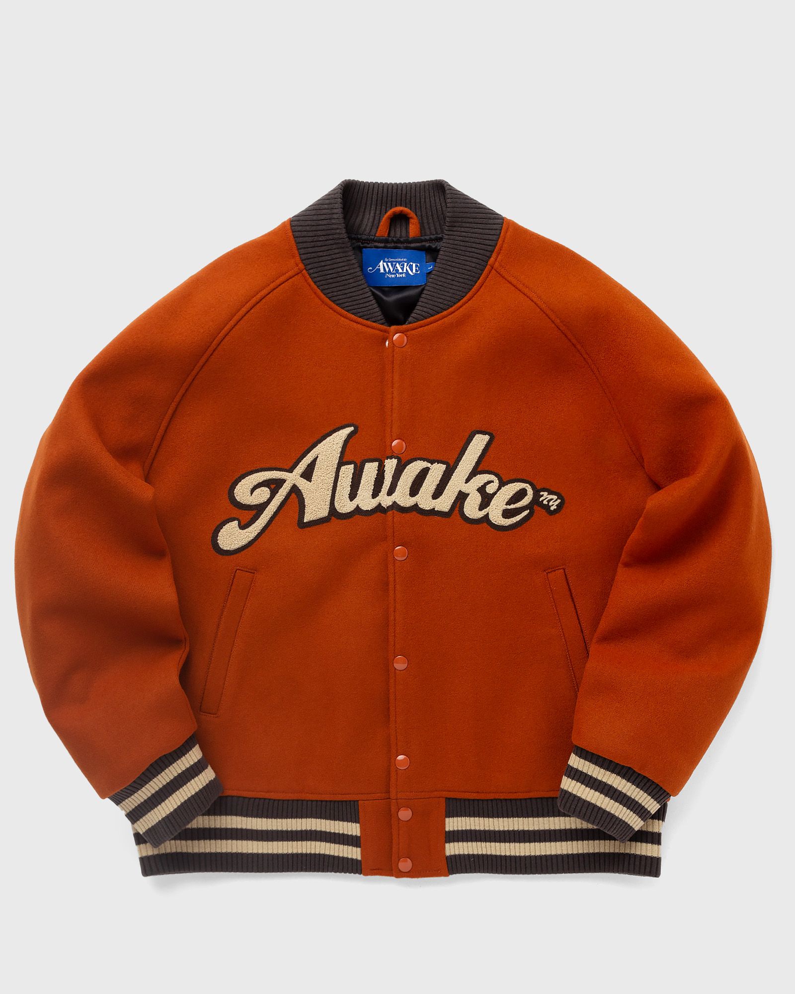MELTON WOOL CHENILLE LOGO VARSITY JACKET